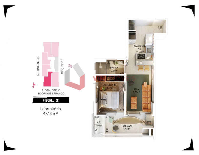 Apartamento em Canto Do Forte