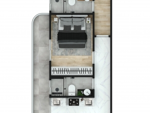 Apartamento em Praia Grande - Vila Tupi