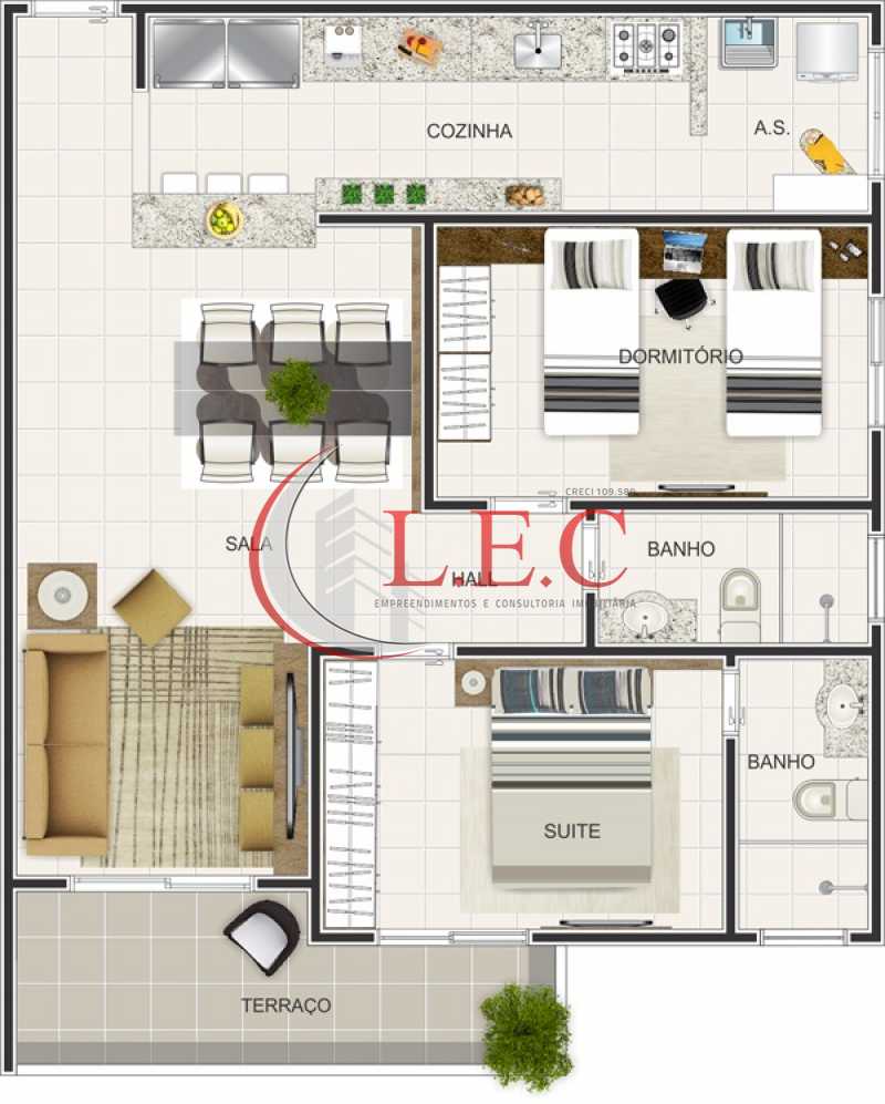 Apartamento em Tupi