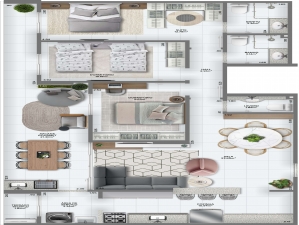 Apartamento em Praia Grande