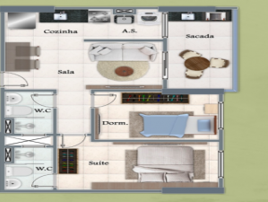 Apartamento em São Vicente