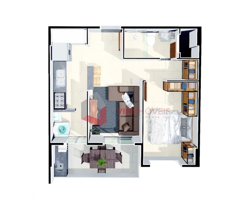 Apartamento em Caiçara