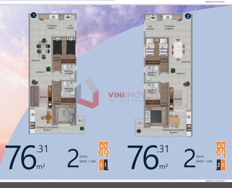 Apartamento em Guilhermina