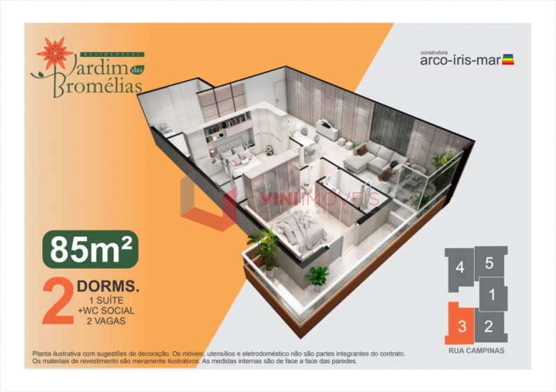 Apartamento em Boqueirão