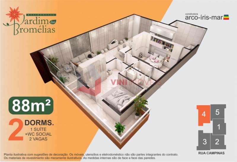 Apartamento em Boqueirão