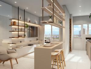 Apartamento em Praia Grande - Cidade Ocian