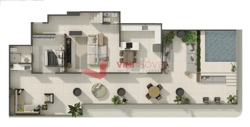 Apartamento em Canto Do Forte